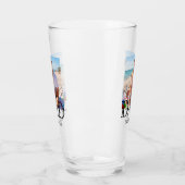 Papa hat Foto Minimal Vatergeschenk Glas (Links)
