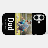 Papa hat gegründet Foto Case-Mate iPhone Hülle (Rückseite (Horizontal))