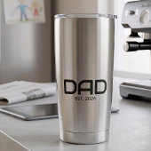 Papa hat gegründet Neues Papa-Geschenk  Thermobecher