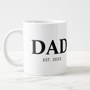 Papa hat im Jahr [Jahr] begonnen Jumbo-Tasse