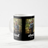 Papa hat Modern 3 Foto eingerichtet Kaffeetasse (Vorderseite Links)
