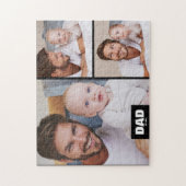 Papa hat modern 3 Foto eingerichtet Puzzle (Vertikal)