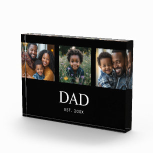 Papa hat modern fett simpel schwarz 3 Foto