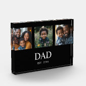 Papa hat modern fett simpel schwarz 3 Foto (Links)