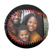 Papa hat modern fett simpel schwarz 3 Foto Baseball (Vorderseite Links)