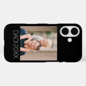 Papa hat modernes Foto gegründet Case-Mate iPhone Hülle (Rückseite (Horizontal))