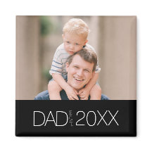 Papa hat modernes Schriftmagnet gegründet