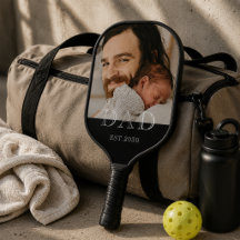 Papa hat modernes schwarzes Foto eingerichtet