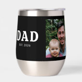 Papa hat modernes schwarzes Foto etabliert (Links)