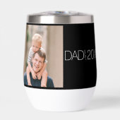 Papa hat modernes Skript-Foto erstellt (Vorderseite)
