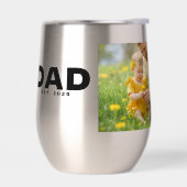 Papa hat mutig Foto Edelstahl eingerichtet (Links)