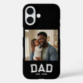 Papa hat mutig schwarzes Foto etabliert Case-Mate iPhone Hülle (Rückseite)