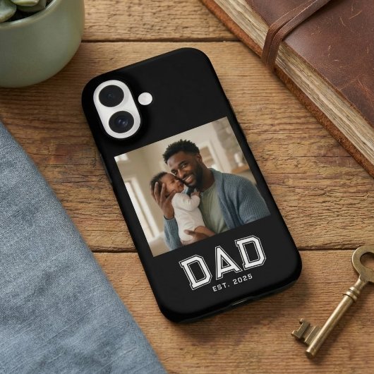 Papa hat mutig schwarzes Foto etabliert Case-Mate iPhone Hülle