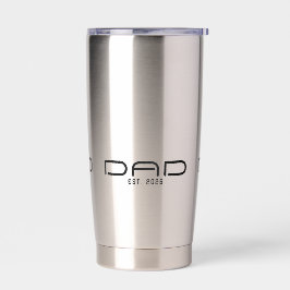 Papa hat neu Papa-Geschenk gegründet Thermobecher