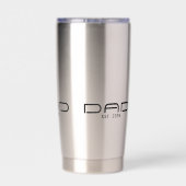 Papa hat neu Papa-Geschenk gegründet Thermobecher (Rückseite)