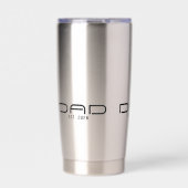 Papa hat neu Papa-Geschenk gegründet Thermobecher (Vorderseite)