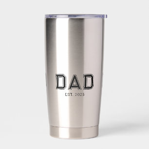 Papa hat neu Papa-Geschenk Isoliert Thermobecher