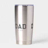 Papa hat neu Papa-Geschenk Isoliert Thermobecher (Vorderseite)
