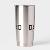 Papa hat neu Papa-Geschenk Isoliert Thermobecher (Rechts)