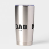 Papa hat neu Papa-Geschenk Isoliert Thermobecher (Vorderseite)