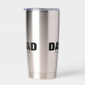 Papa hat neu Papa-Geschenk Isoliert Thermobecher (Rechts)