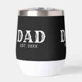 Papa hat neu Papa-Geschenk Schwarz Weiß (Vorderseite)