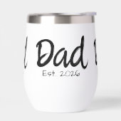 Papa hat neu Papa-Geschenk Thermos-Weinbecher (Links)