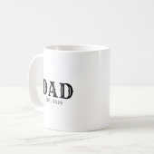 Papa hat neuen Papa-Geschenk etabliert Kaffeetasse (Vorderseite Links)