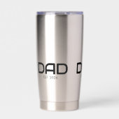 Papa hat neuen Papa geschenkt Thermobecher (Vorderseite)