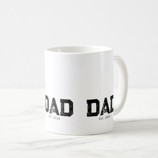 Papa hat neues Papa-Geschenk gegründet Kaffeetasse (VorderseiteRechts)