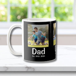 Papa hat Schwarz 3 Foto eingerichtet Kaffeetasse