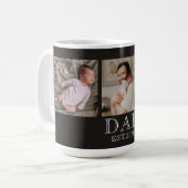 Papa hat Schwarz 3 Foto erstellt Kaffeetasse (Vorderseite Links)