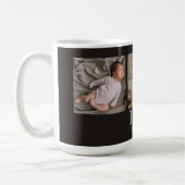 Papa hat Schwarz 3 Foto erstellt Kaffeetasse (Links)