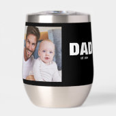 Papa hat Schwarz-Foto eingerichtet (Vorderseite)