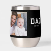 Papa hat Schwarz-Foto eingerichtet (Rückseite)