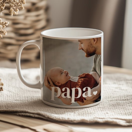 Papa Heart - Erstes Foto des Vaters Kaffeetasse