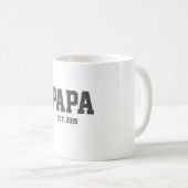Papa hergestellte Tasse (VorderseiteRechts)