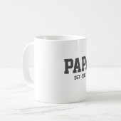 Papa hergestellte Tasse (Vorderseite Links)
