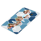 Papa Honeycomb Foto Collage 5 Foto 4 Buchstabe Magnet (Linke Seite)