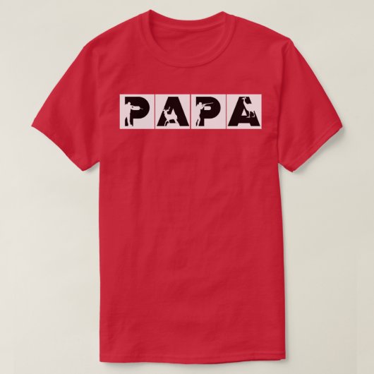 Papa Hunting Hunter T-Shirt (Design vorne)