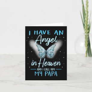 Papa I habe Engel in der Liebe des Himmels Karte