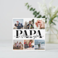 Papa I Liebe Sie benutzerdefinierte FotoCollage
