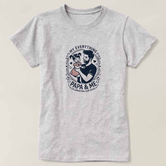 Papa & Ich Bond T-Shirt (Design vorne)