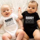 Papa, ich kann noch nicht reden, New Baby Announce Baby Strampler