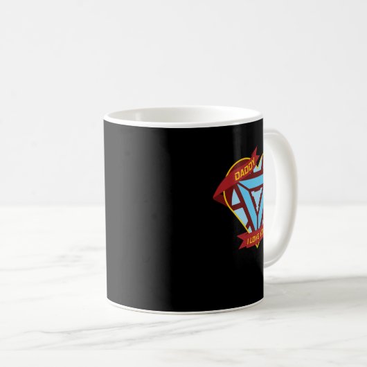Papa, ich Liebe dich 3000 Kaffeetasse (VorderseiteRechts)