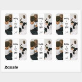 Papa, ich Liebe dich | Aufkleber für personalisier (Blatt)