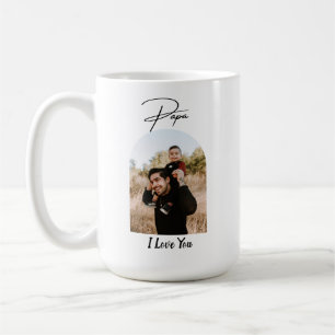 Papa ich liebe dich Foto Kaffeetasse