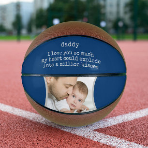 Papa, ich liebe dich Gedicht - Benutzerdefinierte Basketball