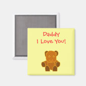 Papa - Ich Liebe dich! -Magnet Magnet (Vorderseite/Rückseite)