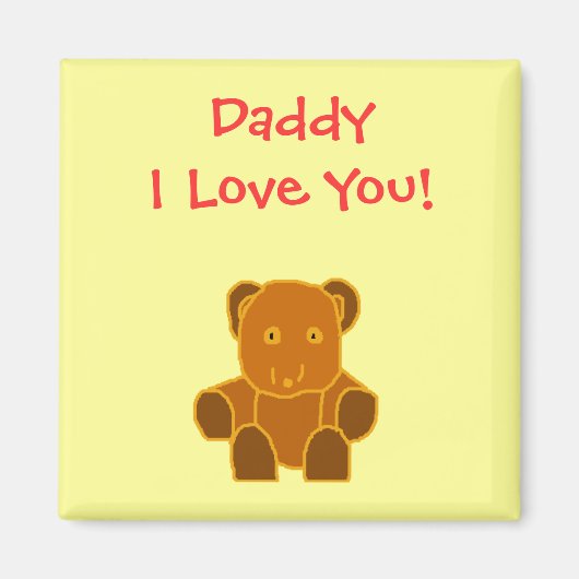 Papa - Ich Liebe dich! -Magnet Magnet (Vorne)